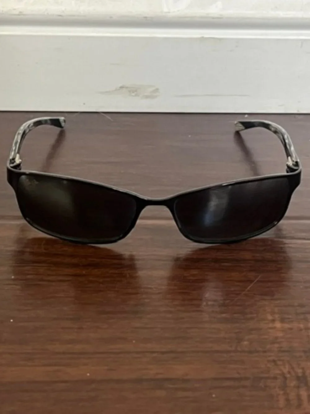 Maui Jim MJ-114-02 Sunglasses Gray Frame, 57-16-125, Made In Italy